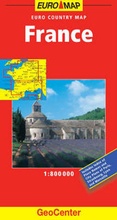 Cover: France Euro Map - Mairs Geographischer Verlag,Kurt Mair