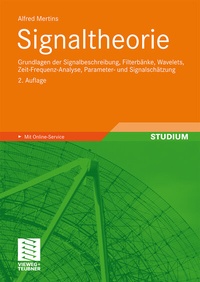 Bild vergrößern Bild: Signaltheorie - Vieweg+Teubner Verlag