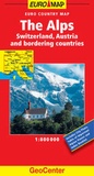 Cover: The Alps GeoCenter Euro Map - Mairs Geographischer Verlag,Kurt Mair