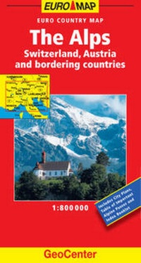 Enlarge image Cover: The Alps GeoCenter Euro Map - Mairs Geographischer Verlag,Kurt Mair