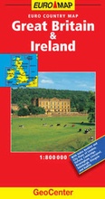 Cover: Great Britain and Ireland GeoCenter Euro Map - Mairs Geographischer Verlag,Kurt Mair