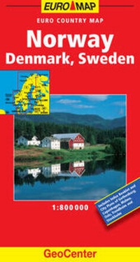 Abbildung von: Norway GeoCenter Euro Map - Mairs Geographischer Verlag,Kurt Mair
