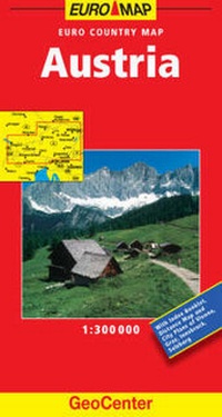 Enlarge image Cover: Austria GeoCenter Euro Map - Mairs Geographischer Verlag,Kurt Mair