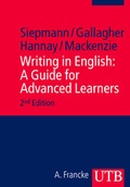 Cover: Writing in English: A Guide for Advanced Learners - UTB