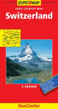 Enlarge image Cover: Switzerland GeoCenter Euro Map - Mairs Geographischer Verlag,Kurt Mair