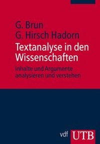 Enlarge image Cover: Textanalyse in den Wissenschaften - UTB