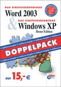 Bild: Word 2003 & Windows XP Home Edition - mitp/bhv