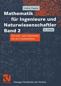 Bild vergrößern Bild: Mathematik für Ingenieure und Naturwissenschaftler Band 2 - Vieweg+Teubner Verlag
