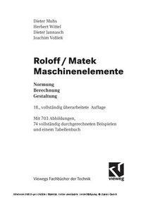 Bild vergrößern Bild: Roloff/Matek Maschinenelemente - Vieweg+Teubner Verlag