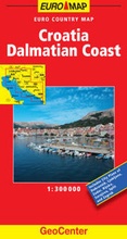 Cover: Croatia and Dalmatian Coast GeoCenter Map - Mairs Geographischer Verlag,Kurt Mair