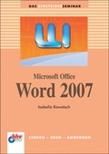 Cover: Microsoft Office Word 2007 - mitp/bhv