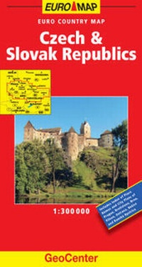Abbildung von: Czech and Slovak Republic GeoCenter Euro Map - Mairs Geographischer Verlag,Kurt Mair