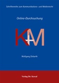 Cover: Online-Durchsuchung - Kovac, Dr. Verlag