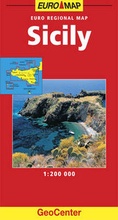 Cover: Sicily GeoCenter Euro Map - Mairs Geographischer Verlag,Kurt Mair