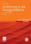 Cover: Einf&uuml;hrung in die Festigkeitslehre - Vieweg+Teubner Verlag