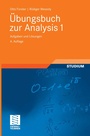 Cover: Übungsbuch zur Analysis 1 - Vieweg+Teubner Verlag