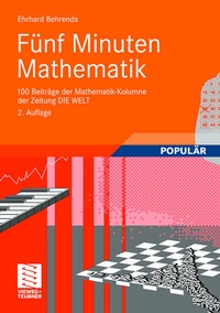 Abbildung von: Fünf Minuten Mathematik - Vieweg+Teubner Verlag