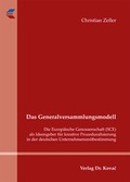 Cover: Das Generalversammlungsmodell - Kovac, Dr. Verlag