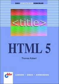 Enlarge image Cover: HTML - MITP