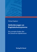 Cover: Anforderungen an Kapitalschutzsysteme - Kovac, Dr. Verlag