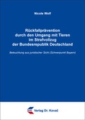 Bild: R&uuml;ckfallpr&auml;vention durch den Umgang mit Tieren im Strafvollzug der Bundesrepublik Deutschland - Kovac, Dr. Verlag