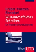 Cover: Wissenschaftliches Schreiben - UTB