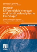 Cover: Partielle Differentialgleichungen und funktionalanalytische Grundlagen - Vieweg+Teubner Verlag