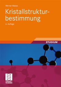 Abbildung von: Kristallstrukturbestimmung - Vieweg+Teubner Verlag