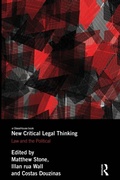 Cover: New Critical Legal Thinking - Birkbeck Law Press
