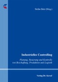 Cover: Industrielles Controlling - Kovac, Dr. Verlag