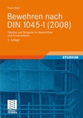 Cover: Bewehren nach DIN 1045-1 (2008) - Vieweg+Teubner Verlag