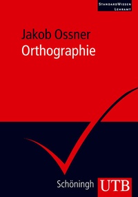 Enlarge image Cover: Orthographie - UTB
