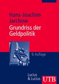 Cover: Grundriss der Geldpolitik - UTB