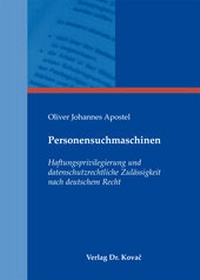 Abbildung von: Personensuchmaschinen - Kovac, Dr. Verlag
