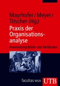Cover: Praxis der Organisationsanalyse - UTB