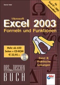 Bild: Excel 2003 - Formeln und Funktionen - mitp/bhv