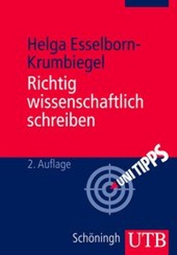 Abbildung von: Richtig wissenschaftlich schreiben - UTB
