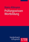 Cover: Pr&uuml;fungswissen Wortbildung - UTB