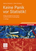 Cover: Keine Panik vor Statistik! - Vieweg+Teubner Verlag