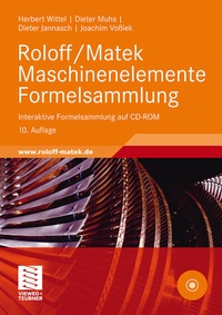 Bild vergrößern Bild: Roloff/Matek Maschinenelemente Formelsammlung - Vieweg+Teubner Verlag