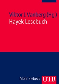 Abbildung von: Hayek Lesebuch - UTB