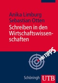 Cover: Schreiben in den Wirtschaftswissenschaften - UTB