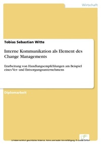 Abbildung von: Interne Kommunikation als Element des Change Managements - diplom.de