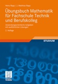 Cover: &Uuml;bungsbuch Mathematik f&uuml;r Fachschule Technik und Berufskolleg - Vieweg+Teubner Verlag