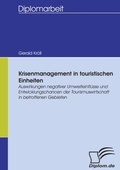Cover: Krisenmanagement in touristischen Einheiten - Diplomica Verlag