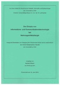 Cover: Der Einsatz von Informations- und Kommunikationstechnologie bei Nahrungsmittelallergie - Shaker