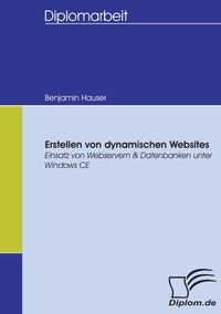 Abbildung von: Erstellen von dynamischen Websites - Diplomica Verlag