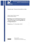 Cover: Beitr&auml;ge zum Institutskolloquium "Auswirkungen von Eingriffen in Flie&szlig;gew&auml;ssern" - Shaker
