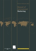 Cover: Manual of International Marketing. - Springer Gabler