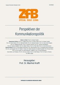 Cover: Perspektiven der Kommunikationspolitik - Springer Gabler